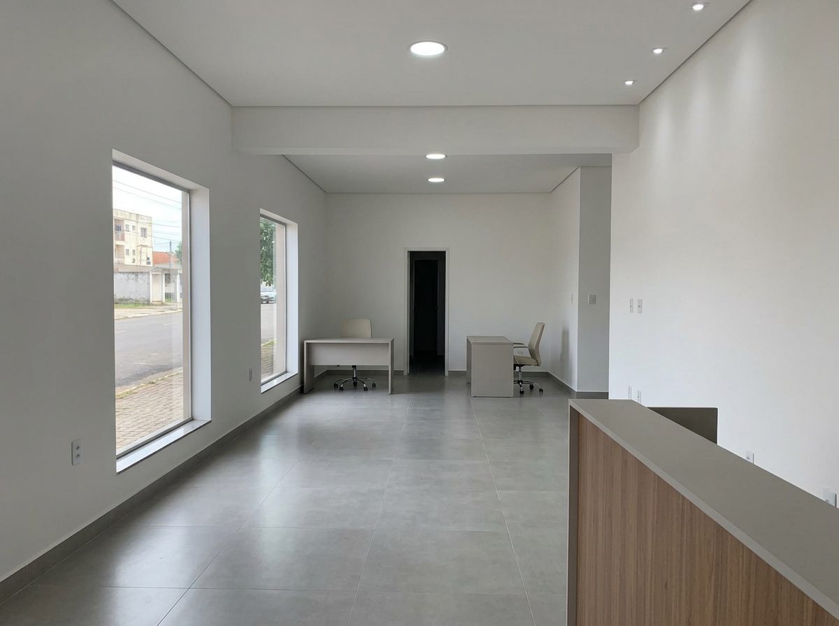 Reforma de escritório comercial — Porto Alegre, RS — depois